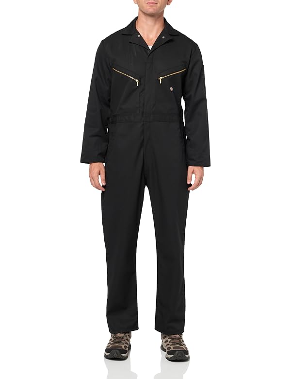Dickies Deluxe Blended Long Sleeve Coveralls, BLACK, L RG by Dickies - Used condition - US$49.63