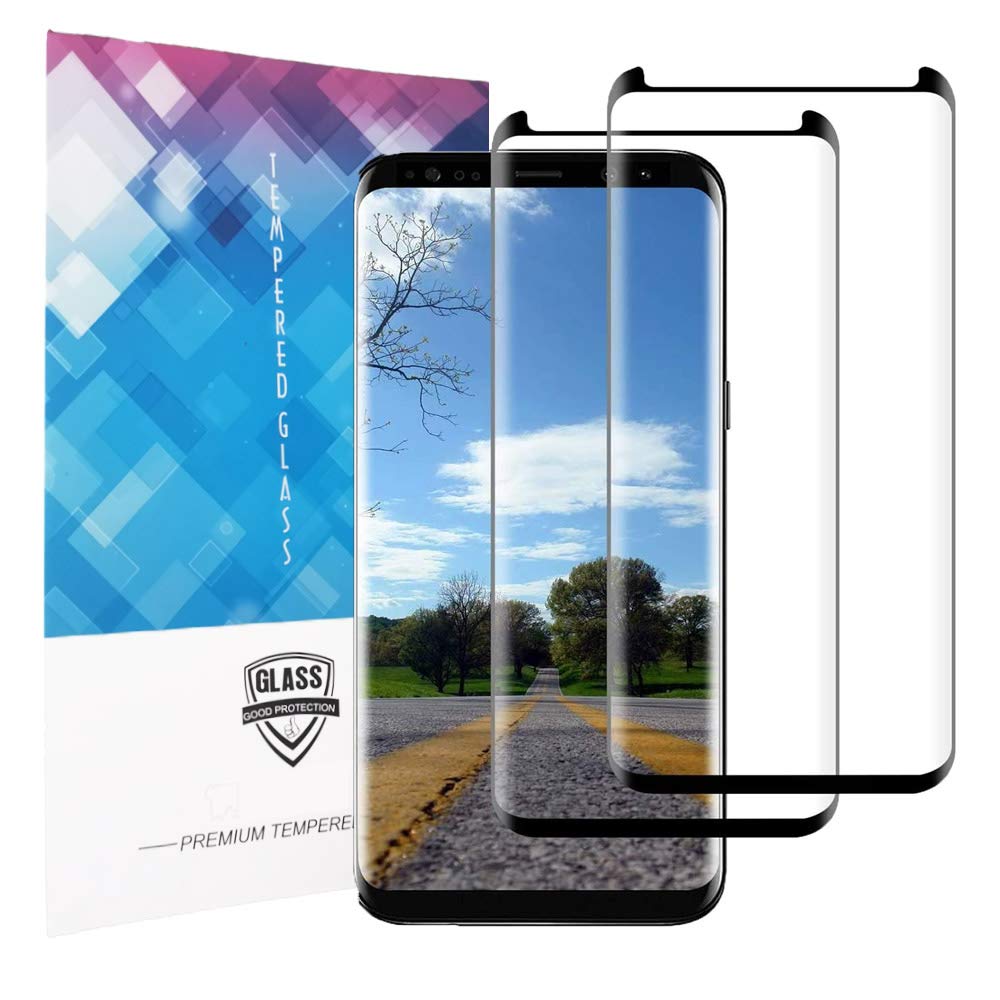 Compatible with Samsung Galaxy note 8 Screen Protector Cover Case, [3 in 1] [Scratch-Resistant] Tempered Glass Film and Case for
