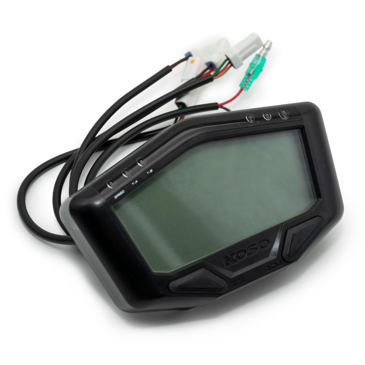 Tachimetro KOSO DB 02R Black Line, Display digitale, Speed/ODO/Trip/RPM/temperatura, universale