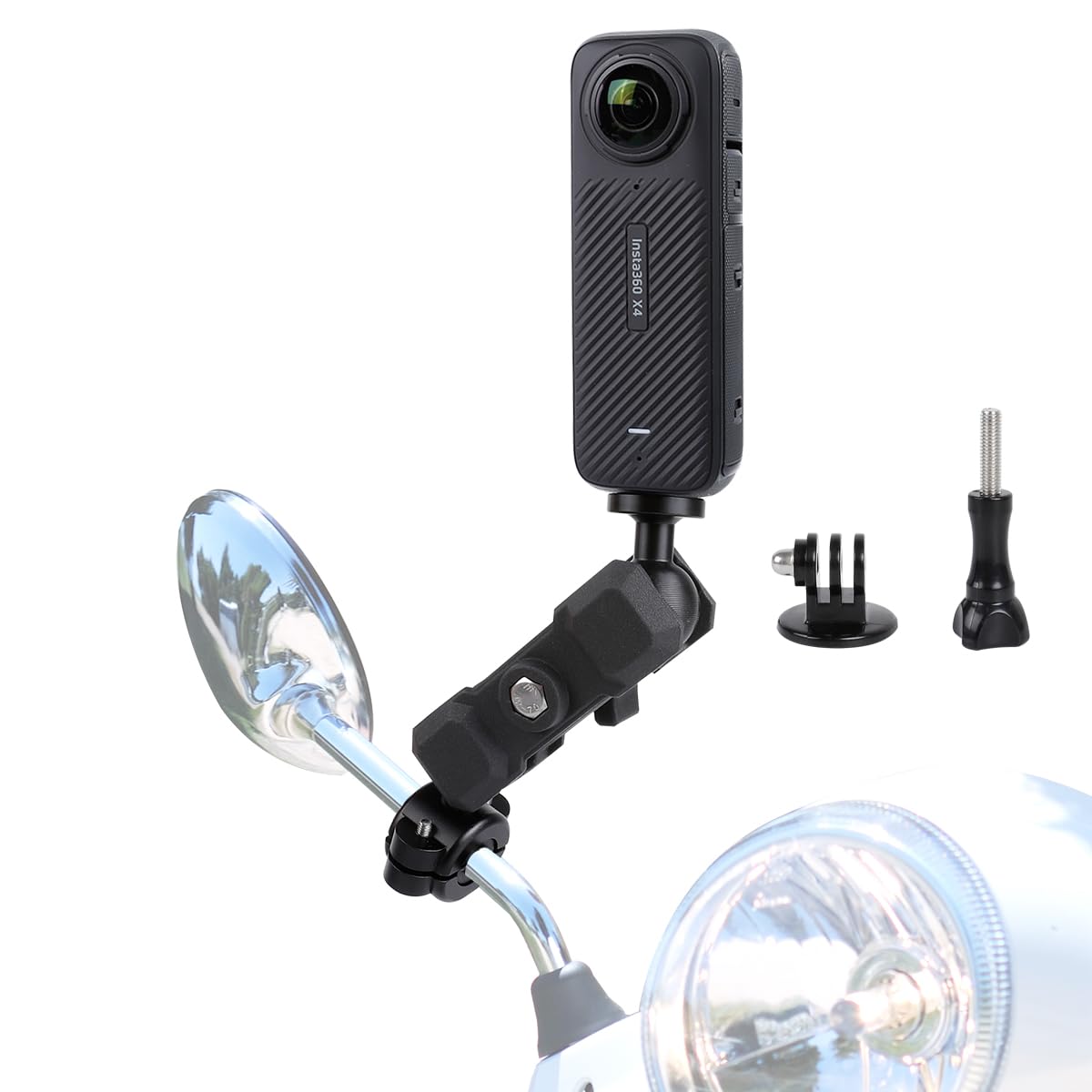 Amazon.com: Aluminum Motorcycle Mount for Insta360 One X4 X3 X2 RS 