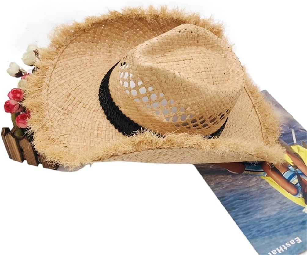 Sunscreen Men's Folding Cowboy Hat Neck Protection Sun Beach Raffi
