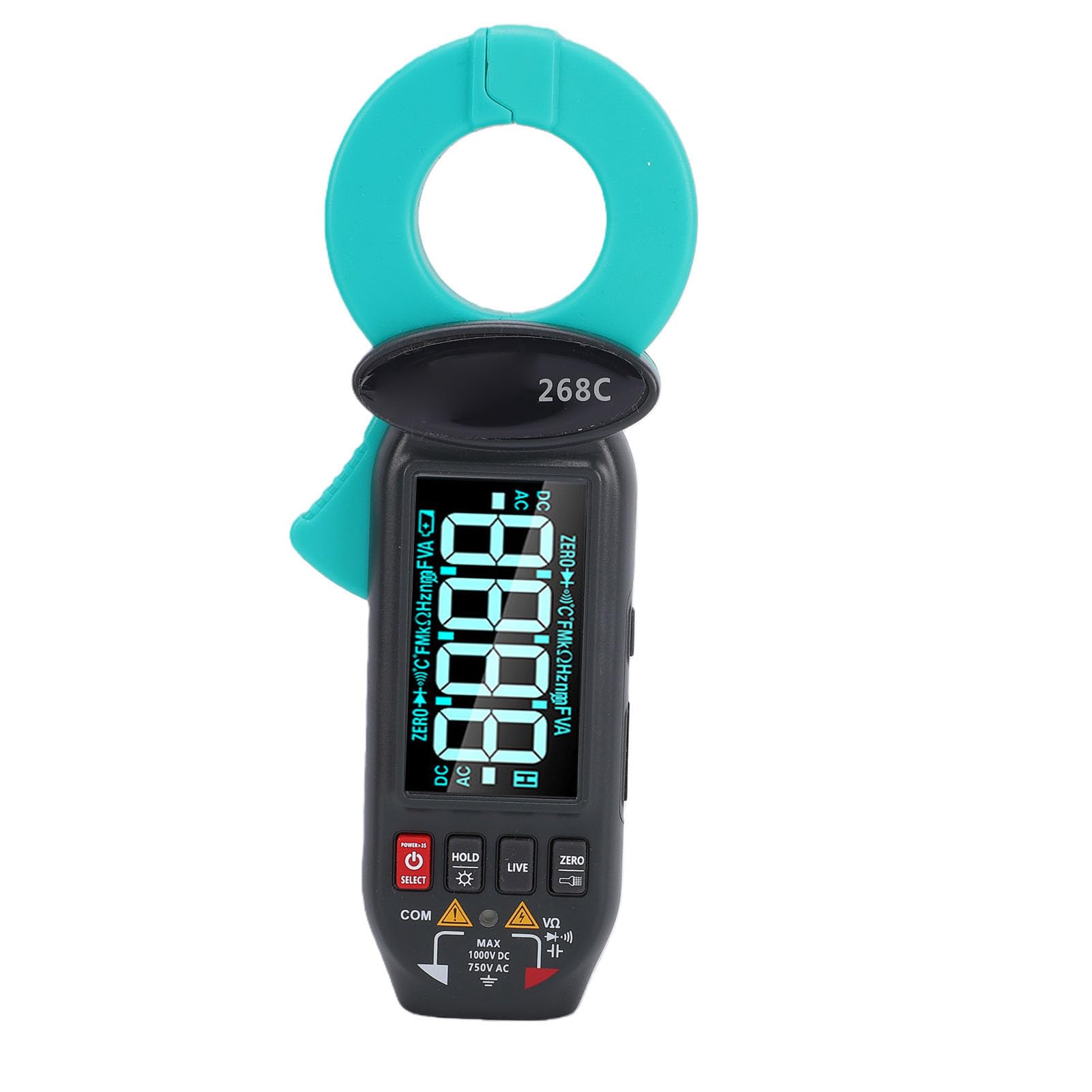 Socobeta Pince Ampèremétrique True RMS, Mesure Précise, Compacte, 5999 Points, Testeur de Tension AC DC pour électriciens, Conception Légère et Portable