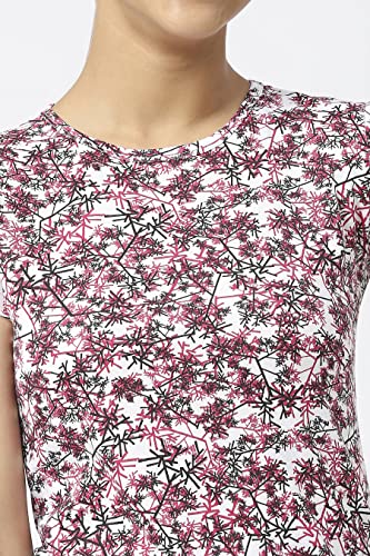 Image of SINI MINI Round Neck with Half Sleeve Top & Capri Beige Girls Casual Pack of 1 Night Suit Set