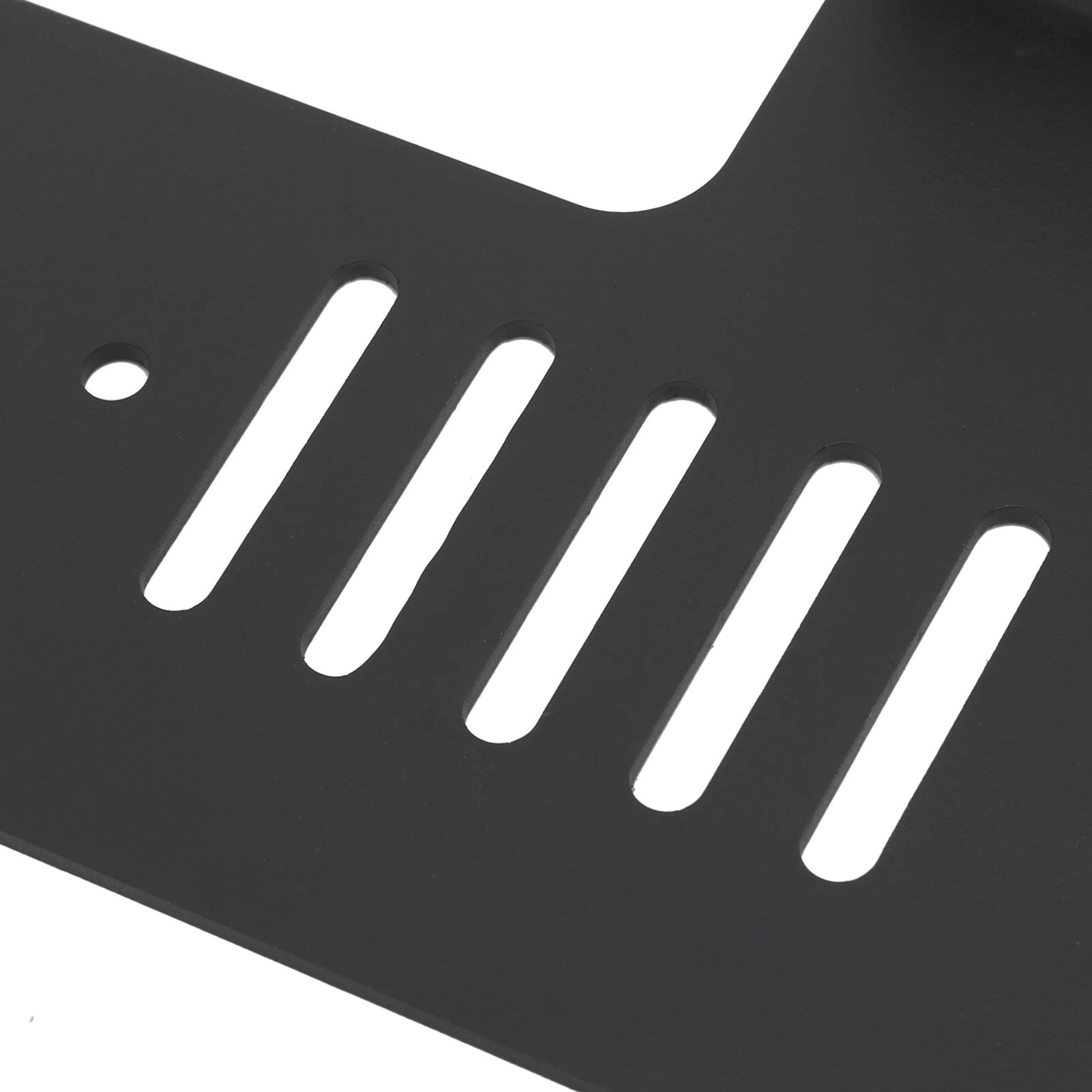 Soporte de Altavoz de TV Inalámbrico, Soporte Dividido Ajustable y Resistente para Montaje en Pared de Altavoz de TV, de Caja de de Metal Negro con Bolsa de Tornillos para Entretenimiento en