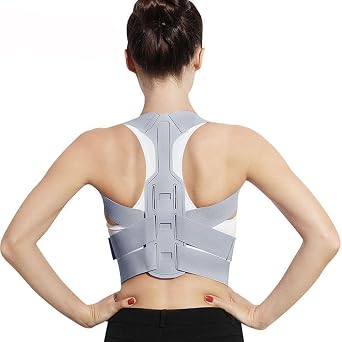 Posture Corrector for Women & Men, Correction Belt,Adjustable Back Posture Corrector Children Hunchback Correction Belt Back Brace Support,E-L