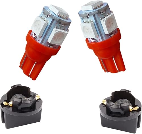 Miniatura 4 de Bombilla LED 194, color rojo T10 168 2825 161 5050-5SMD, bombillas de repuesto para cúpula de automóvil, mapa, lectura, puerta, escalón, cortesía,