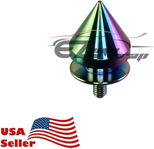 Miniatura 2 de NEO - Juego de tapas de liberación rápida con pinchos cromados para parachoques de coche, guardabarros de maletero y escotilla