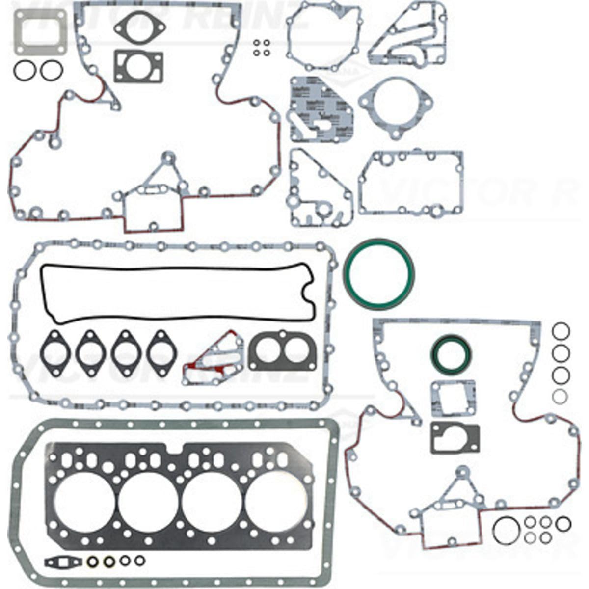 REINZ 01-45390-01 Kit guarnizioni motore con paraolio-albero a gomiti senza guarnizione tenuta stelo valvola