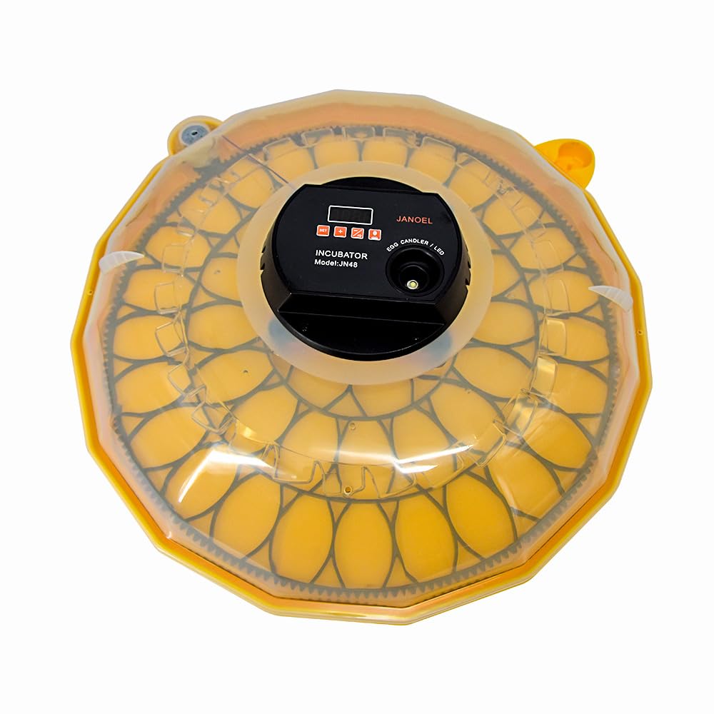 TAIMIKO 48-Egg Incubator with Automatic Turning, Digital LED Display, Automatic Humidity Control for Chicken, Duck, Quail, Poultry and Pigeon Eggs