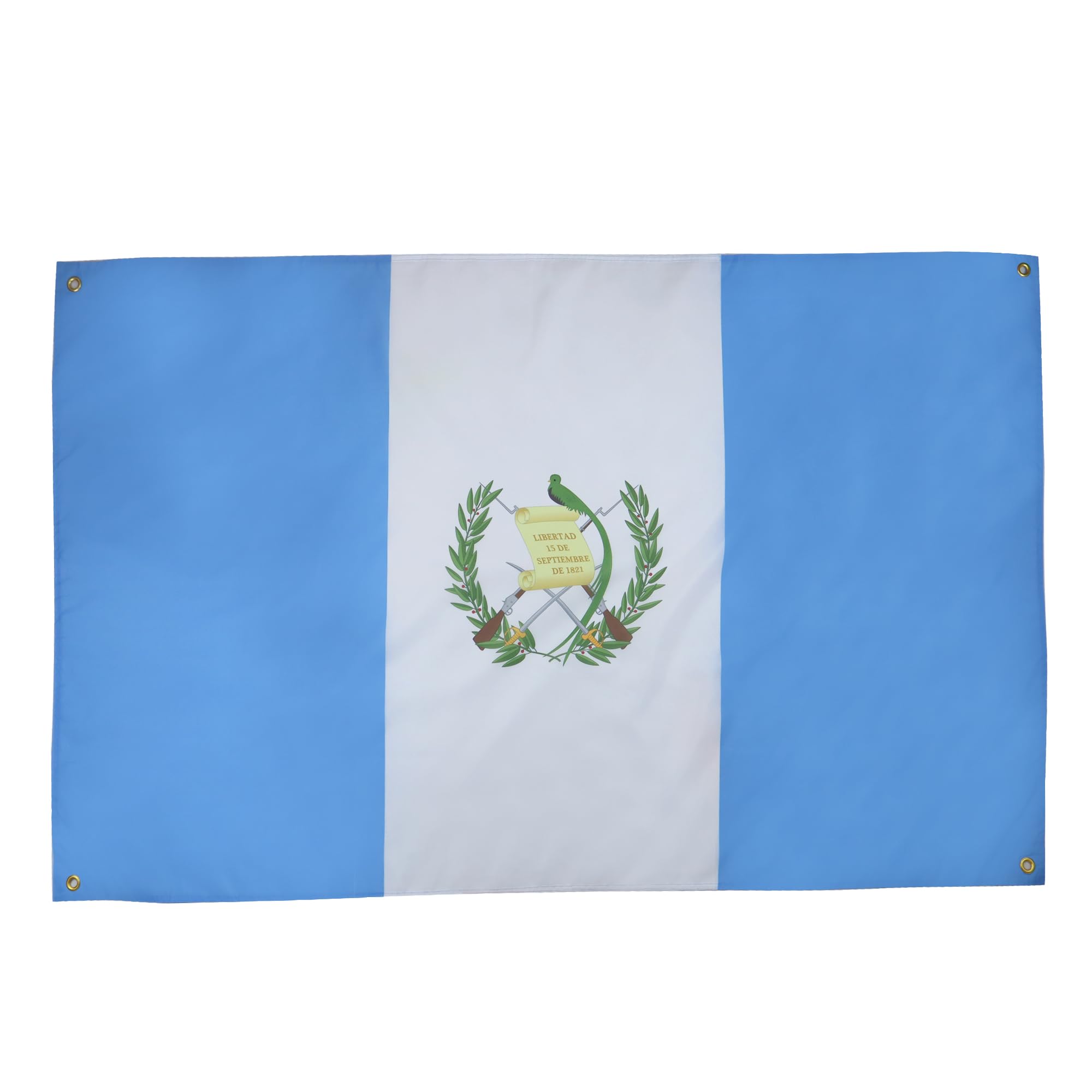 AZ FLAG Guatemala Flag 150 x 90 cm with 4 Eyelets for Balcony or Wall, 1 Pièce