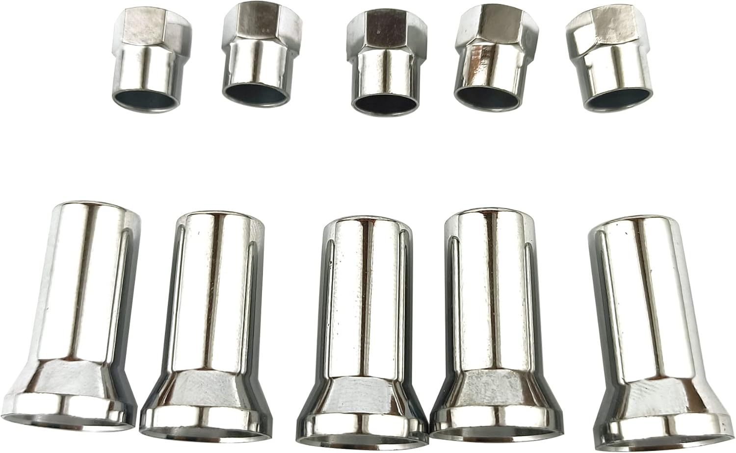 5 Sets Tire Valve Stem Caps,MoreChioce LeakProof Tire