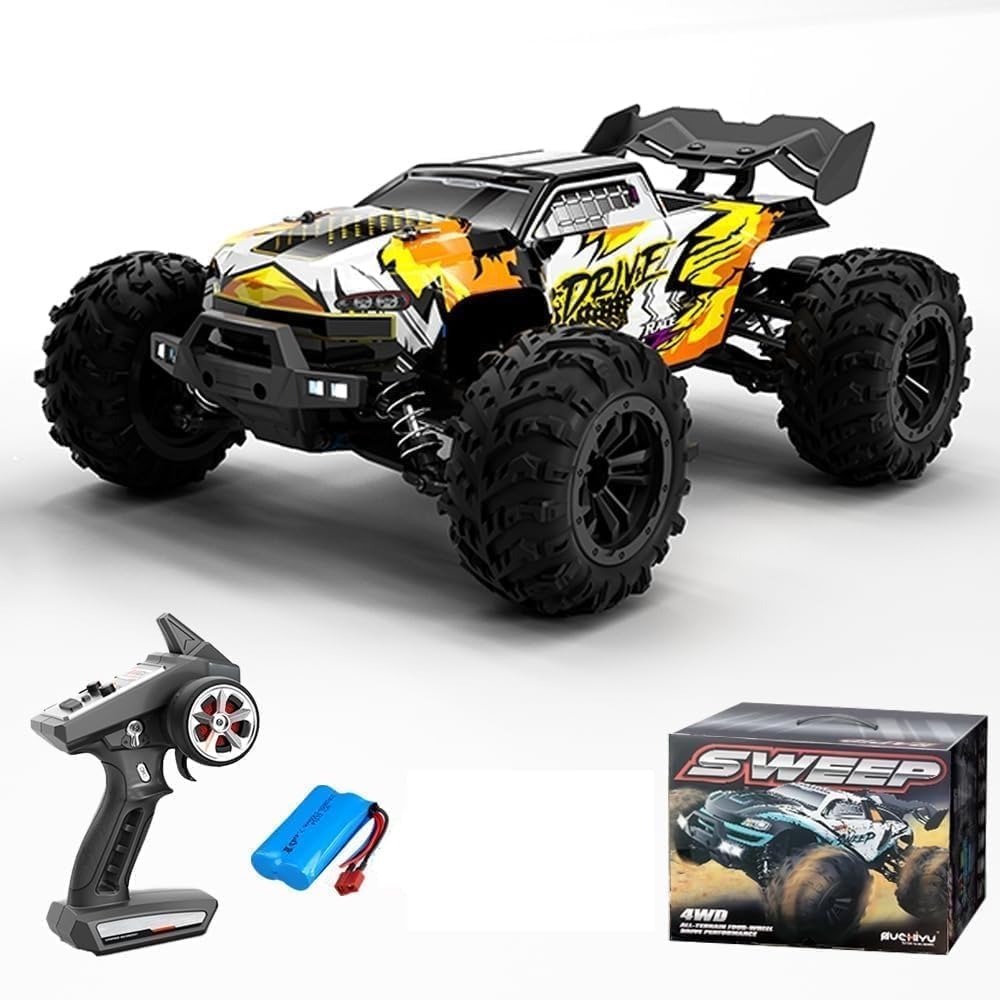 Daji Fast RC Cars for Adults, 1/18 Scale, 45mph, 4WD, Brushless Motor - Image 1