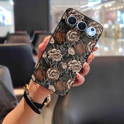 Phone Case Compatible with Honor 500 China, Dirt-resistant Full wrap Shockproof Phone Pouch Anti-knock oil painting Design Cute 