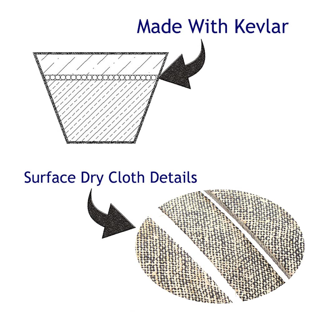 (B180) Correa de repuesto para cortacésped de 0.625x183 "hecha con Kevlar para AYP 510201301