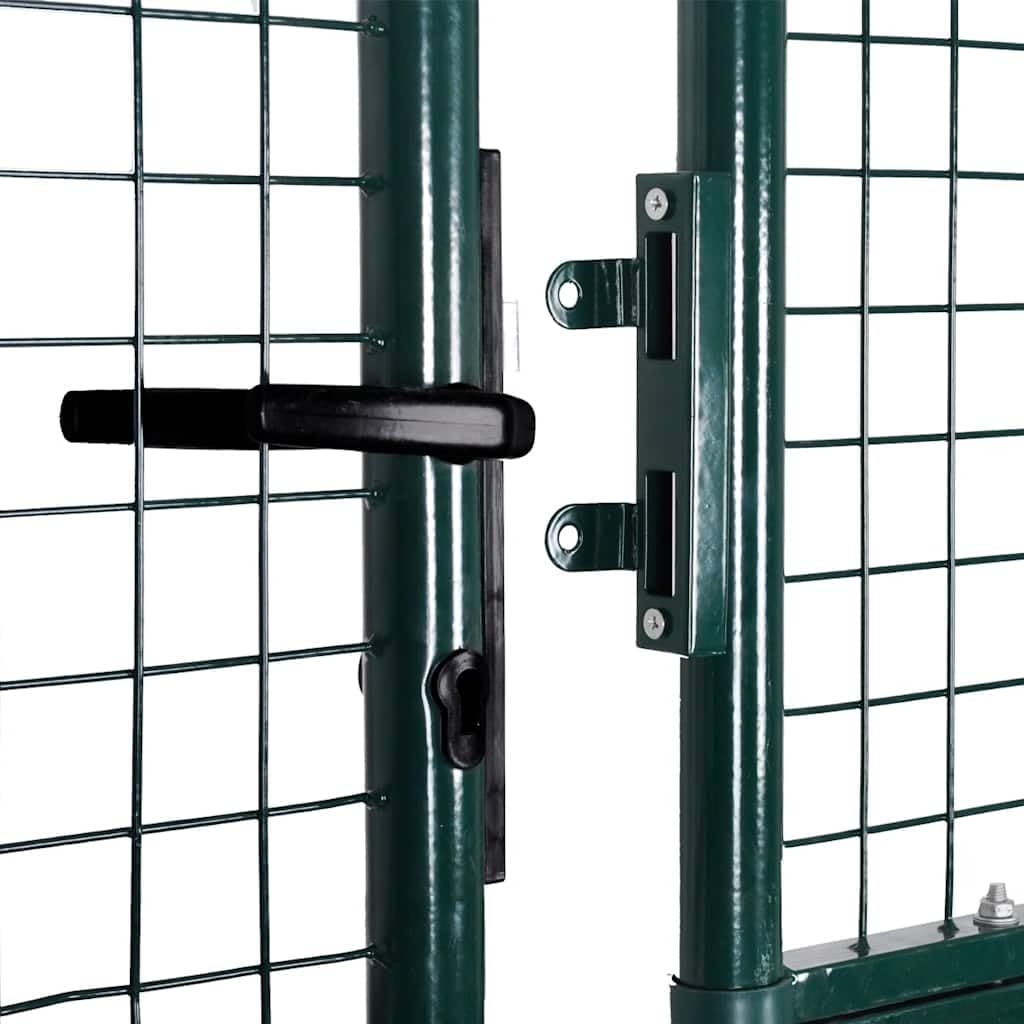 vidaXL Cancello da Giardino in Rete per Recinzione, Porta, Griglia a muro 300x175 cm