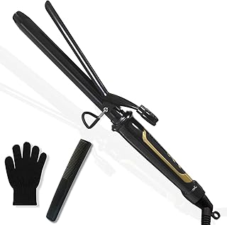 1 Inch Curling Iron with Ceramic Coating Barrel for Long/Medium Hair, Extra Long Barrel Curling Iron,Instant Heat up to 45...