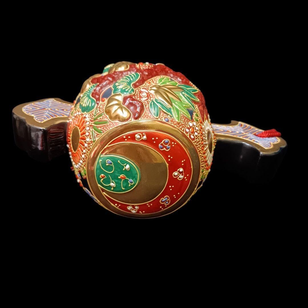 九谷 打ち出の小槌 縁起物 置物 年代物 打ち 出 の 小槌