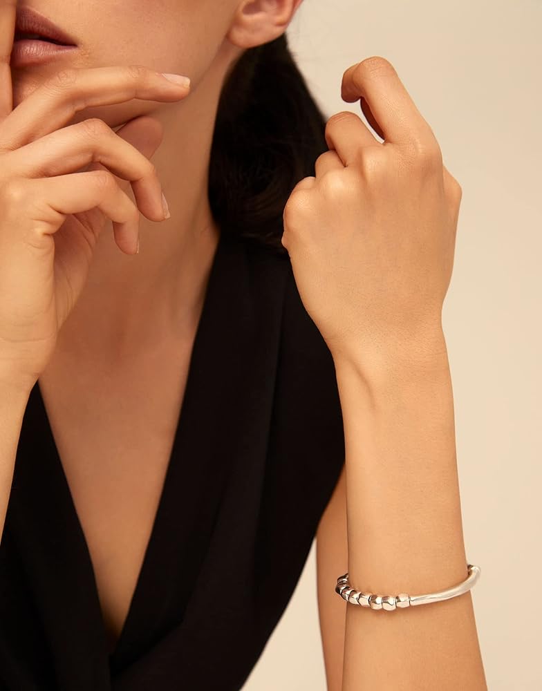 Amazon | Uno de 50の特徴的なメタルミックスブレスレット。15マイクロ