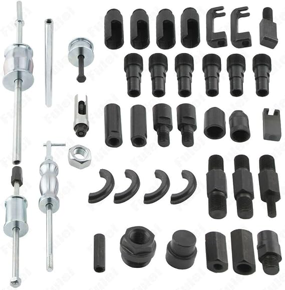 JINPRDAMZ 40 pcs Injection Puller Tool Kit, Diesel Injector Remover, Injecteur Diesel Extractor Puller Kit, Universel Extractor Master Set for Removal of Diesel Injectors