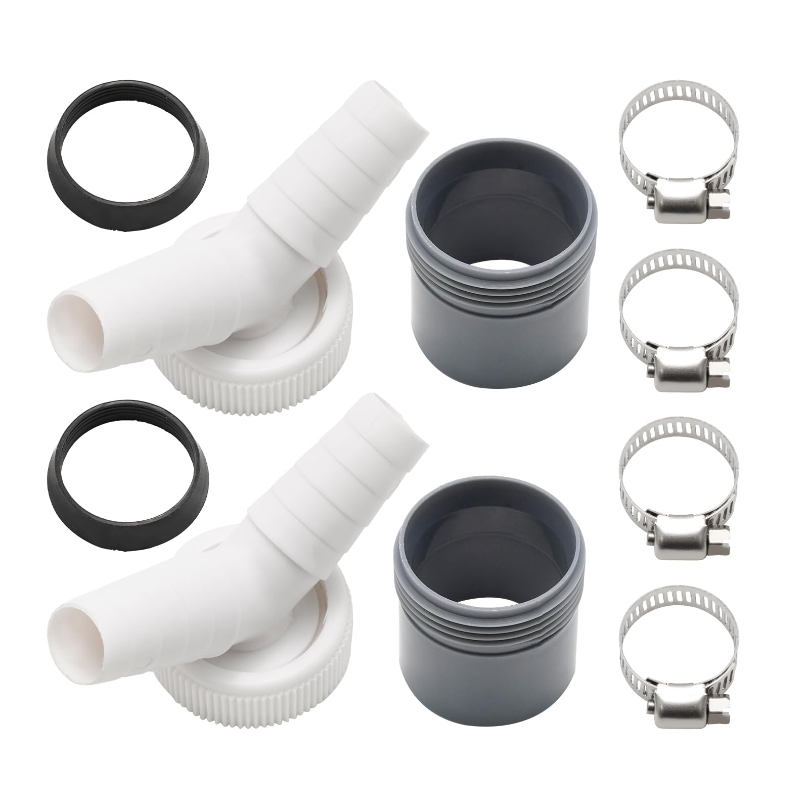 KAIYAYA Waschmaschinen Abfluss Adapter - Y-Form Doppelanschluss DN 40