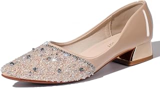 Women's Women's Rhinestone Block Heels