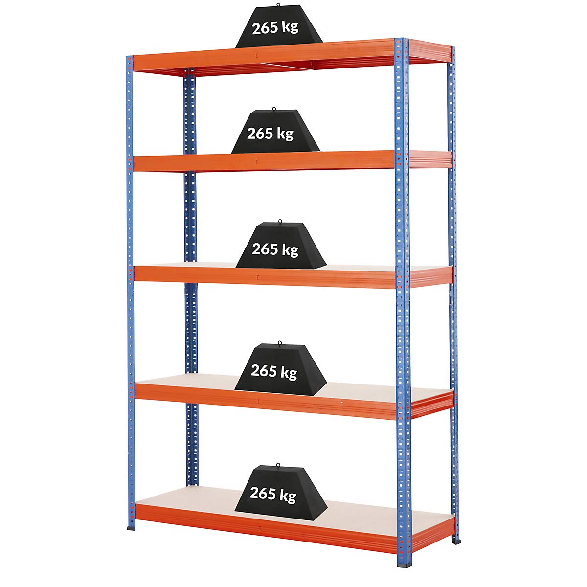 Per Garage Scaffale Per Carichi Pesanti 170x80x30cm 350kg 1 Pezzo - 4260551583629 Scaffali In Metallo - Foto 10