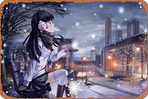 Ruri Goko Oreimo�A�j���|�X�^�[ �z�[���E�H�[���A�[�g�f�R���[�V���� ���g�����^���u���L�Ŕ� 8x12�C���`