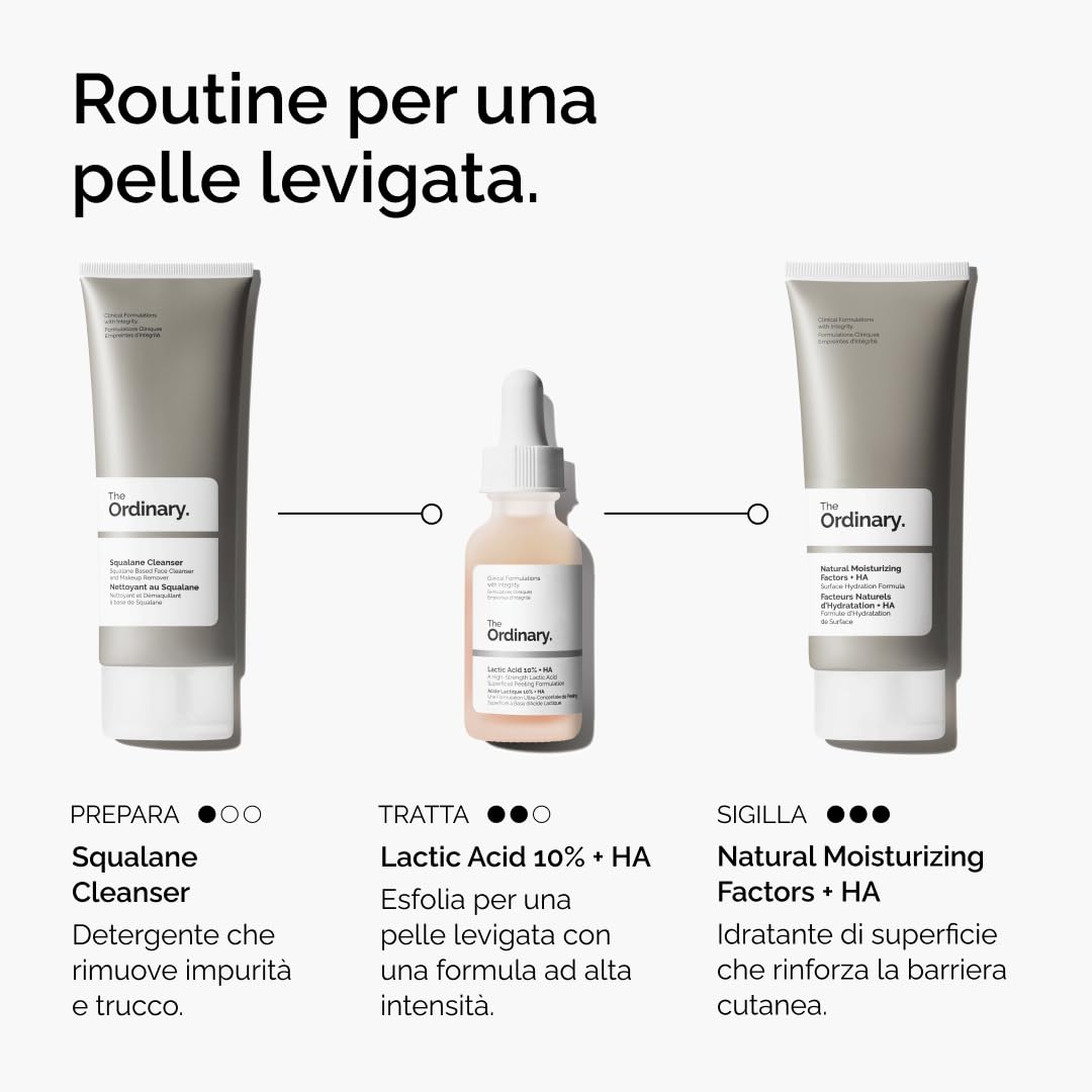 The Ordinary - acido lattico 10% ialuronico 30 ml