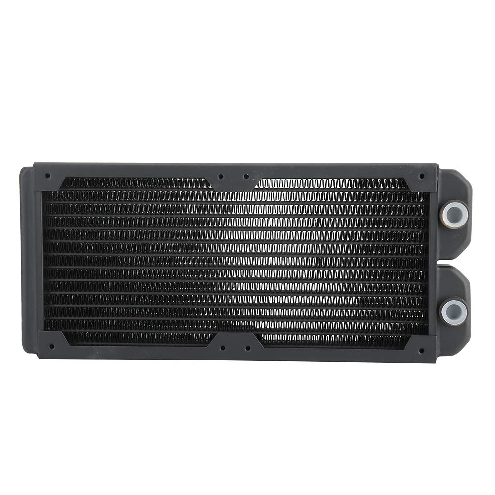 Radiatore per raffreddamento ad acqua per dissipatori di calore per PC, raffreddatore ad acqua per CPU in rame con design a 14, separatore d’acqua integrato per apparecchiatur
