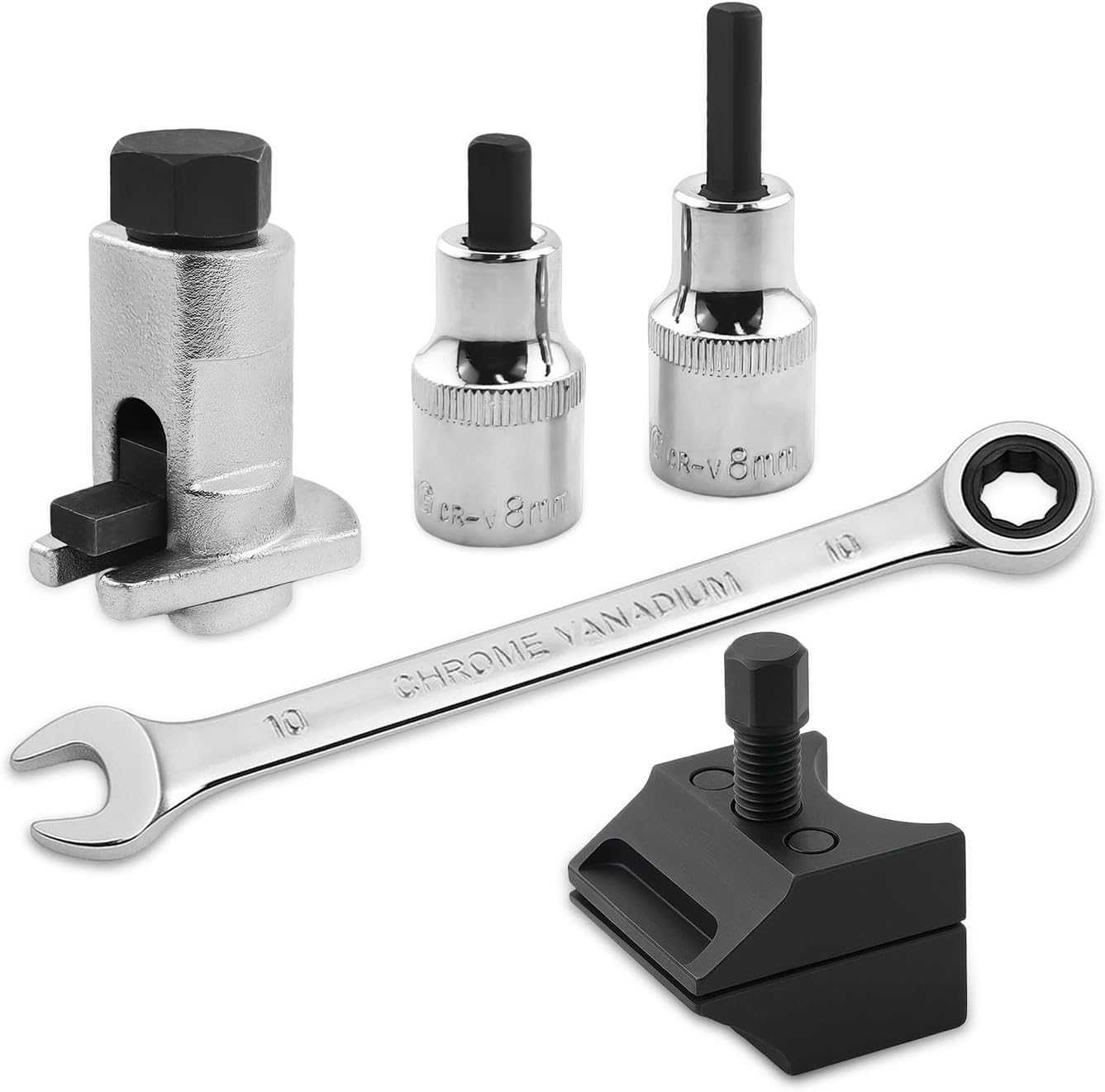 Suspension Strut Spreader Tool Kit, Car Suspension Split Hub Steering Knuckle Spreader with Wrench Compatible with Most Vehicle Brand and Model