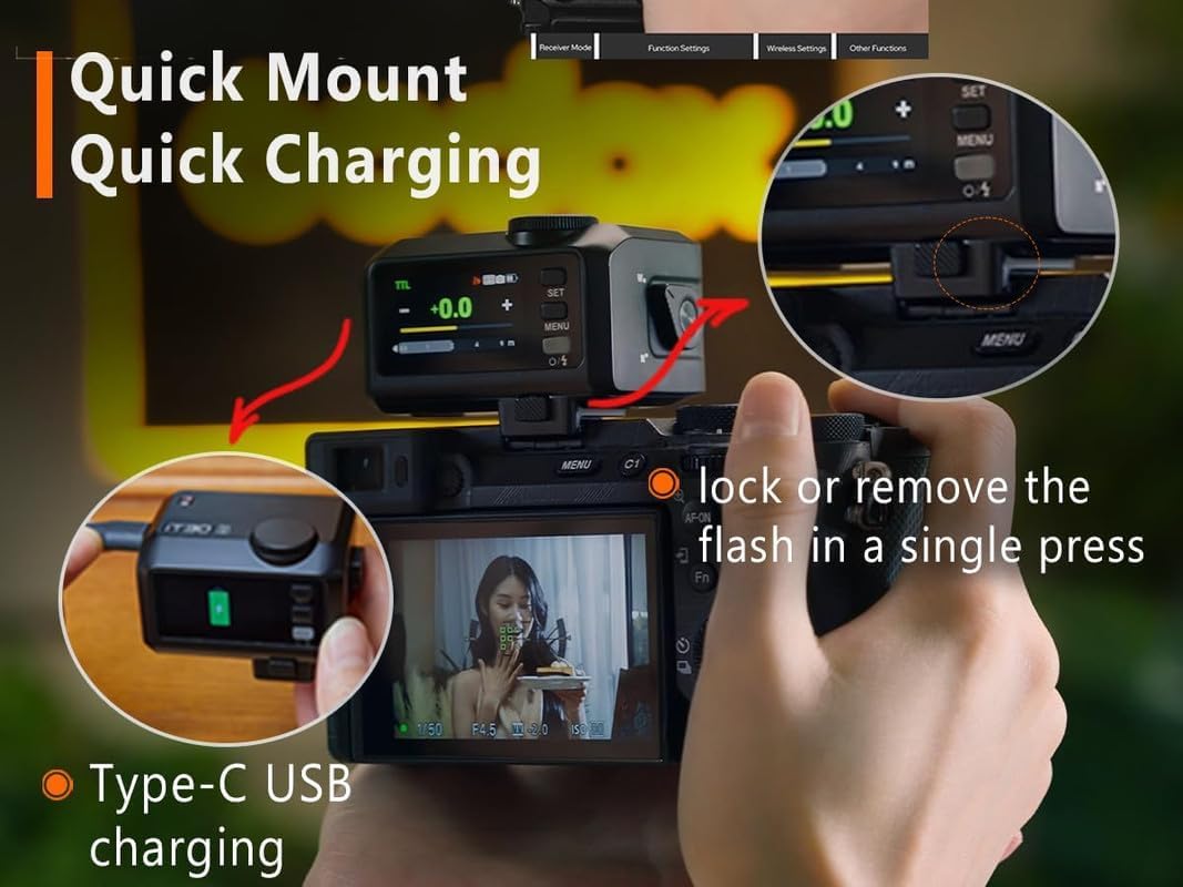 GODOX IT30PRO S Flash de Cámara, IT30 Pro S Mini Flash, TTL HSS 1/8000s, Compatible con Sony Alpha A9 III a7III a7CII a7IV a7C a7RV a7 a7SIII a6700 a6400 a6600 ZV-E10 II ZV1 a6100