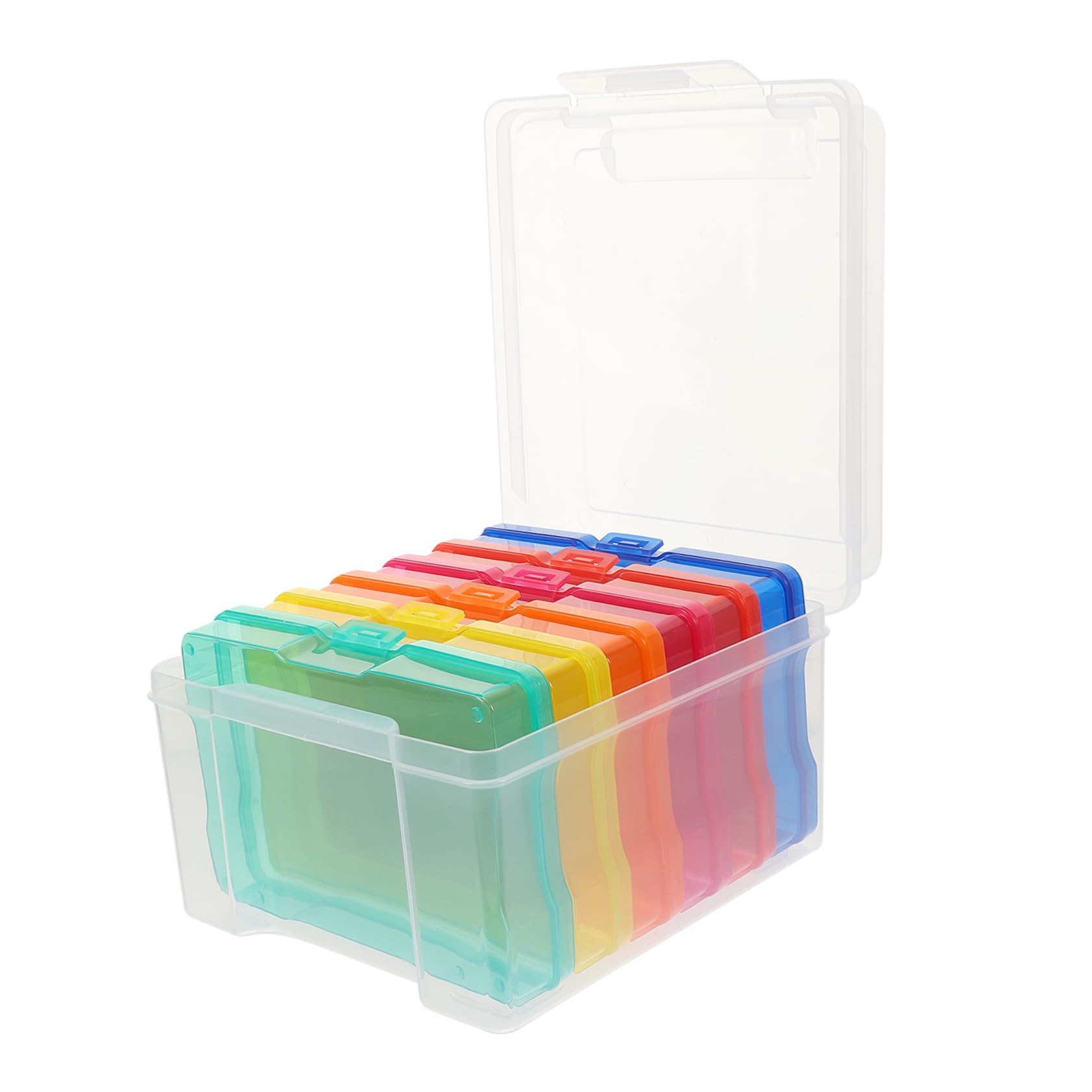 Boîte de Rangement Photos 4x6 Pouces, Plastique, 1 Set, Organisateur