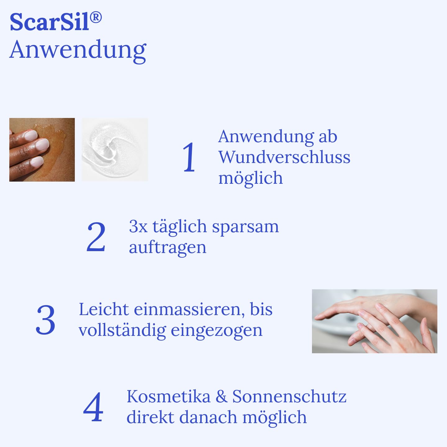 ScarSil flüssiges Narbenpflaster | blassere, flachere & weichere Narben | Silikon Narbengel, Narbencreme, Narbenpflege | Narbensalbe nach OP | Scar Removal Cream | transparent & geruchlos | 30 ml