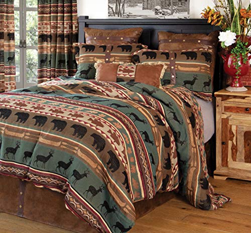 Carstens Skagit River Comforter Set, Queen, Green #TOP30