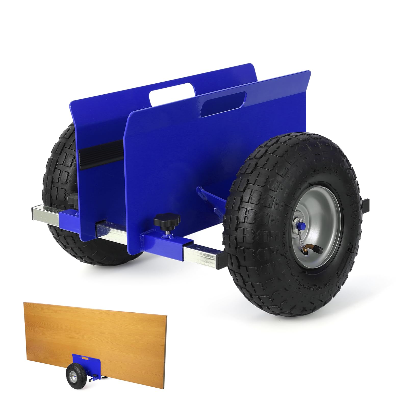 Heavy-Duty Adjustable Panel Dolly Cart, 600 lb Capacity