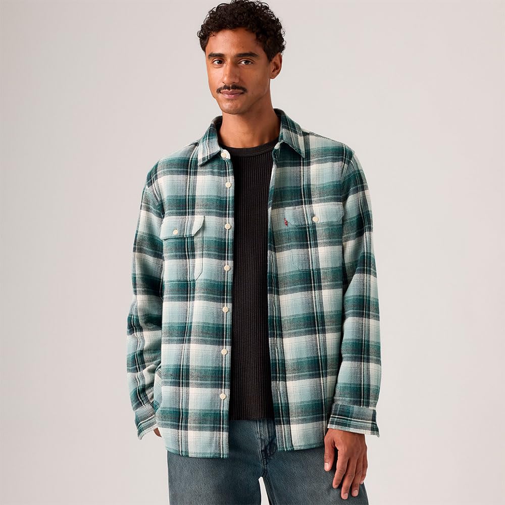 Levi's Herren Hemd mit Button-Down-Kragen Jackson Worker