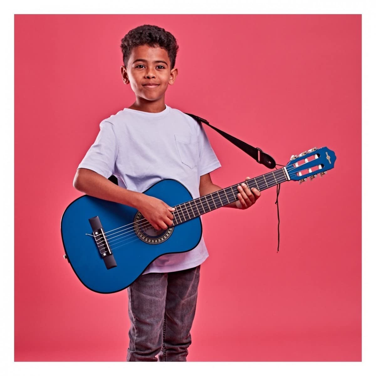 Gear4music 1/2 Guitarra Clásica Junior con cuerdas de nailon para niños