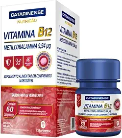 Vitamina B12 Metilcobalamina - 60 Comprimidos - Catarinense
