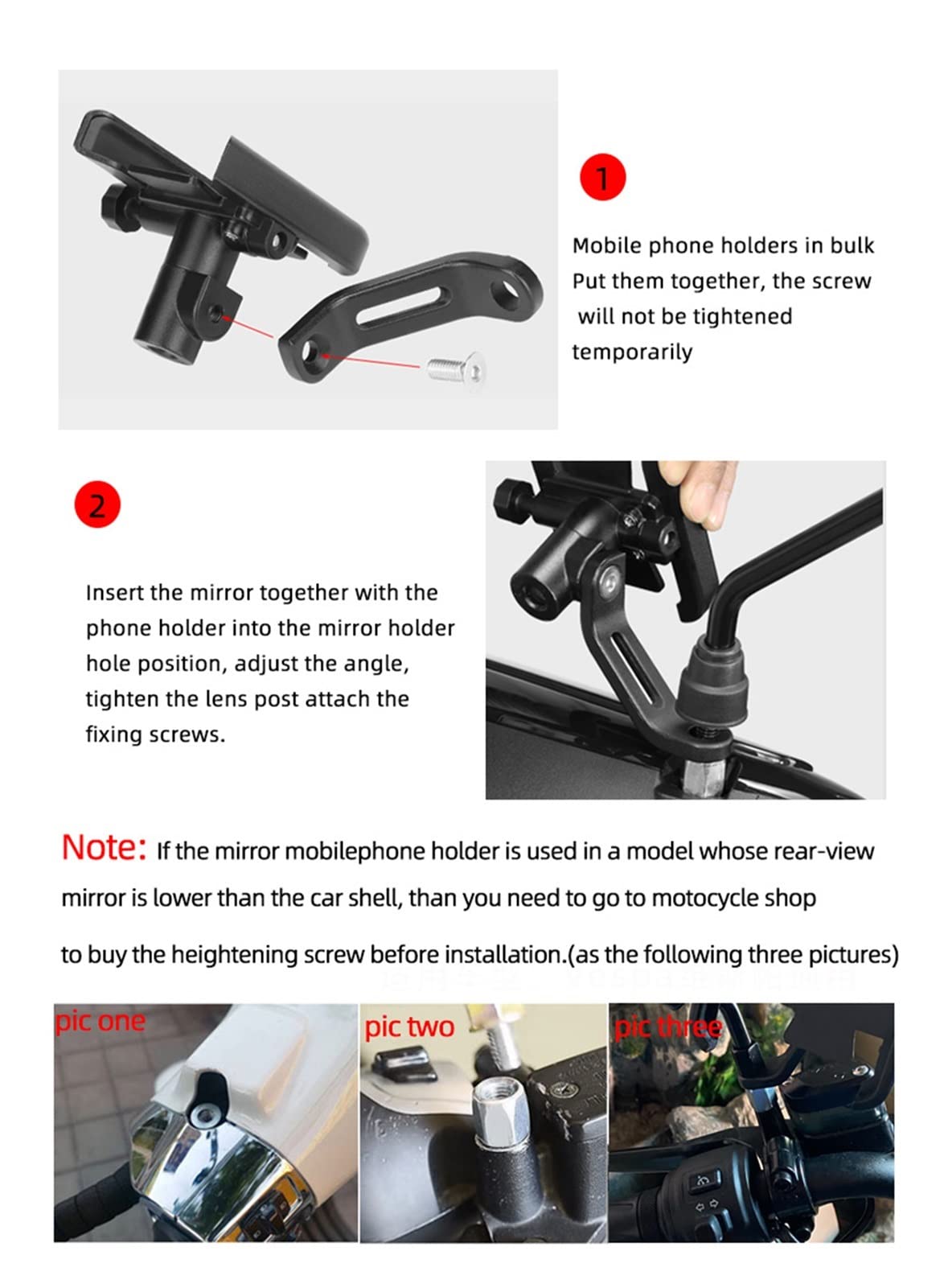 Dla DUCATI Panigale V2 V4 V4S Akcesoria Motocyklowe CNC Kierownica Uchwyt Na Telefon Komórkowy GPS Wspornik Stojaka Mocowanie Motocyklowe (Kolor : Srebro, Size : Handlebar)