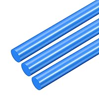 Vista 87 de uxcell 2pcs Plastic Round Rod 5/8 inch Dia 20 inch Length Green (POM) Polyoxymethylene Rods Engineering Plastic Round Bars(15mm)