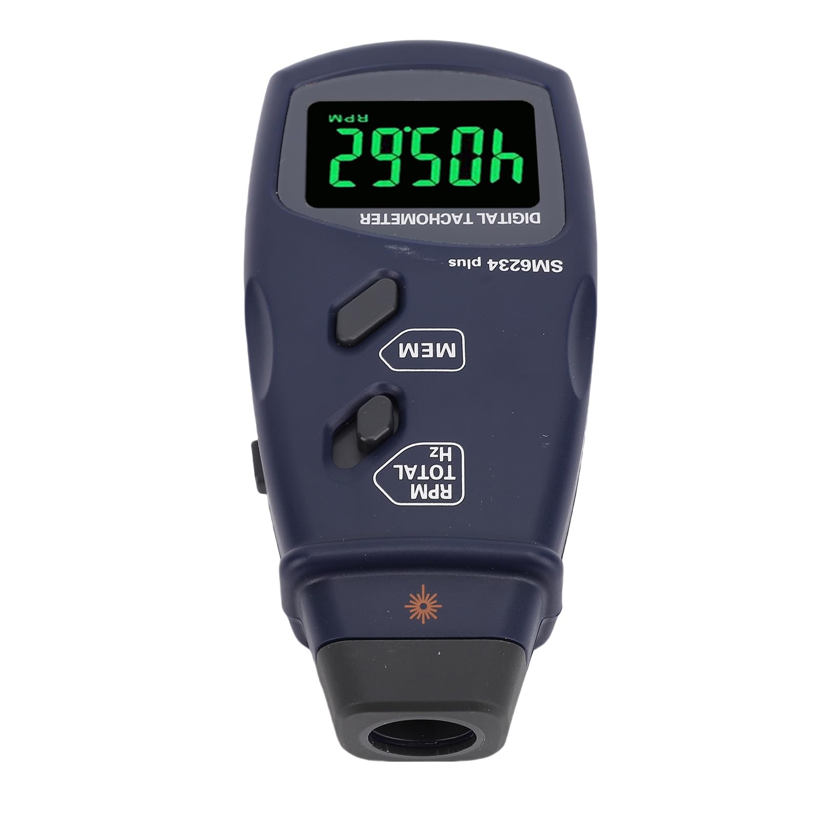 Topiky Contagiri Digitale, Contagiri Tester di Rotazione LCD 2 in 1 per Piccoli Motori, Tachimetro Senza Contatto con Misurazione Fotoelettrica e Contatto