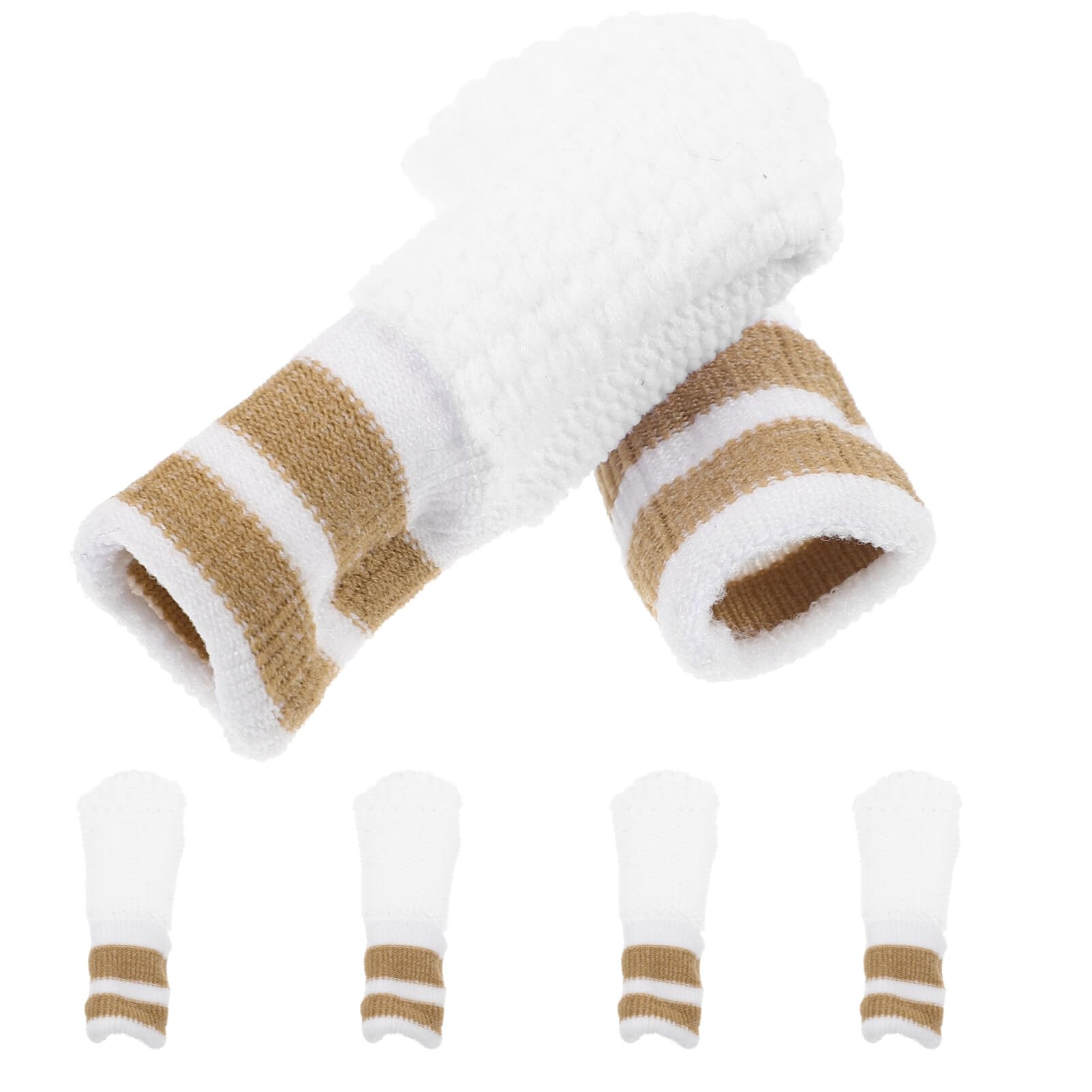 SUPVOX 6pcs Teeth Wipes for Dogs & Cats Dog Toothbrush Gentle & Gum Care Pet Wipes Remove Bad Breath by Removing Plaque and