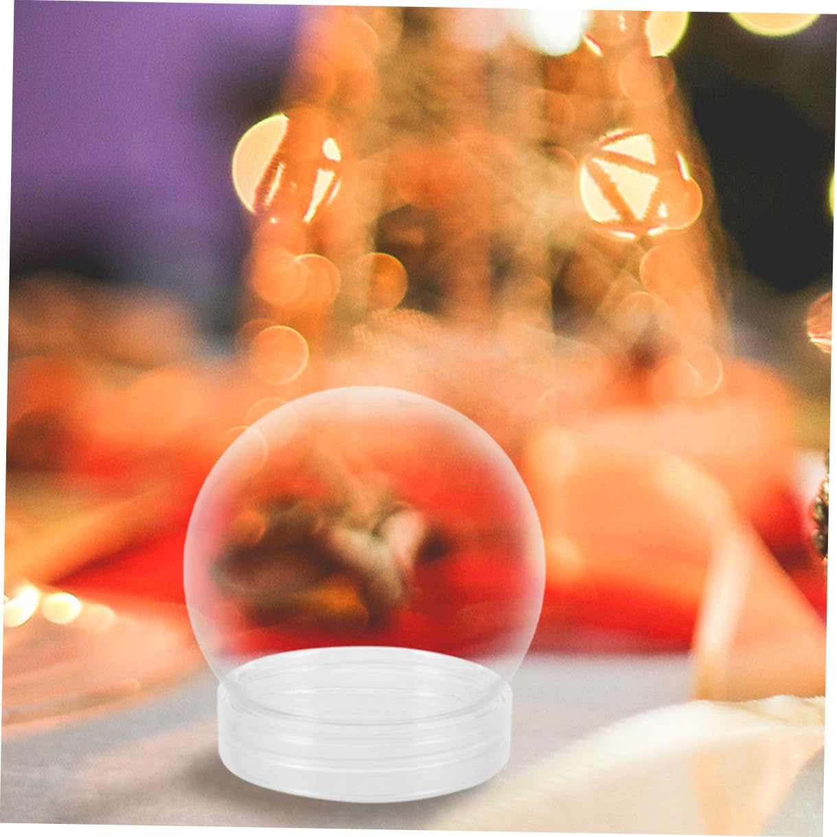 Homoyoyo 24pièces Kit de Boule à Neige Transparente pour Soi-même Lot de Décorations de Noël Créatives et Personnalisables