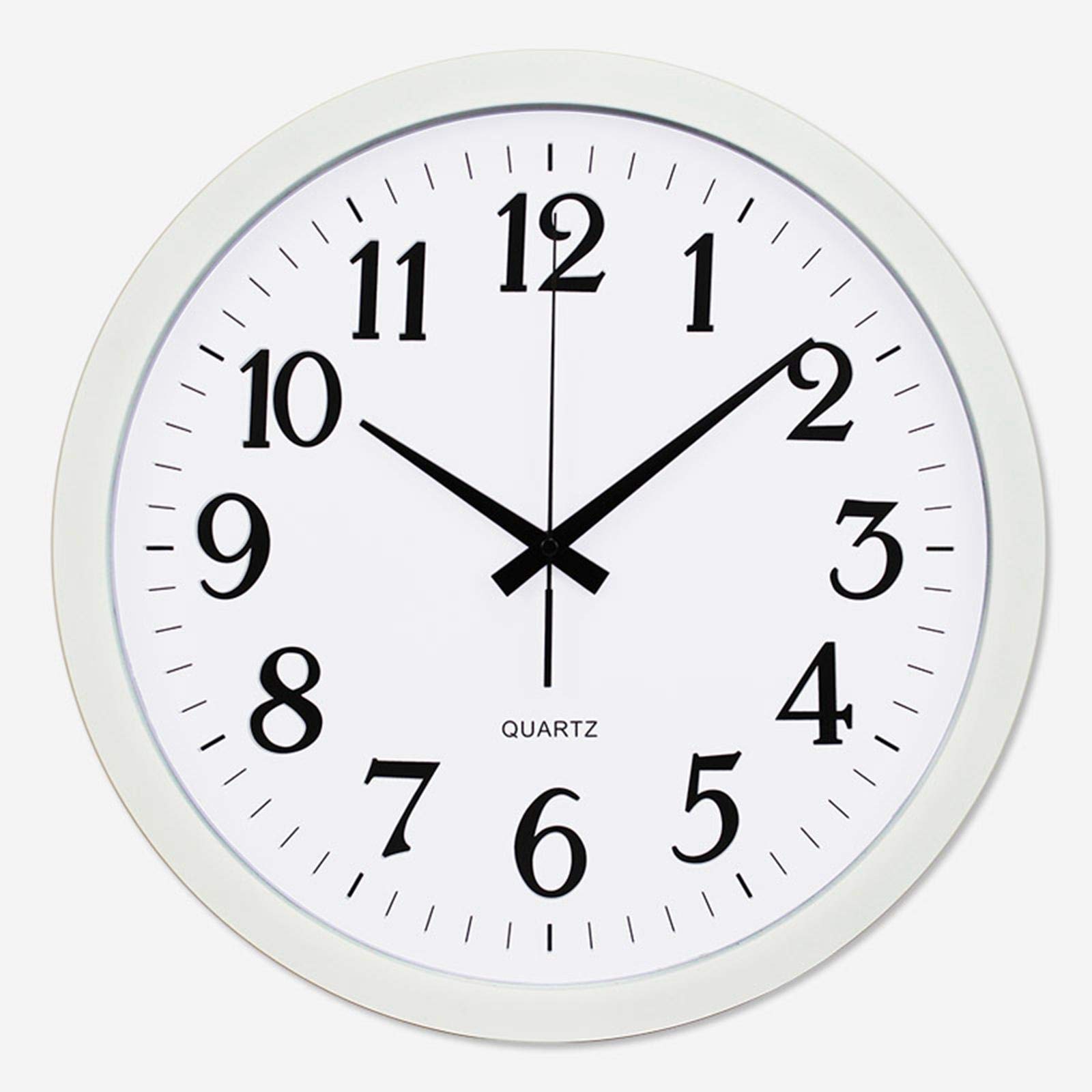 Horloge de jardin extérieure étanche 16 pouces en métal et laiton pour mur