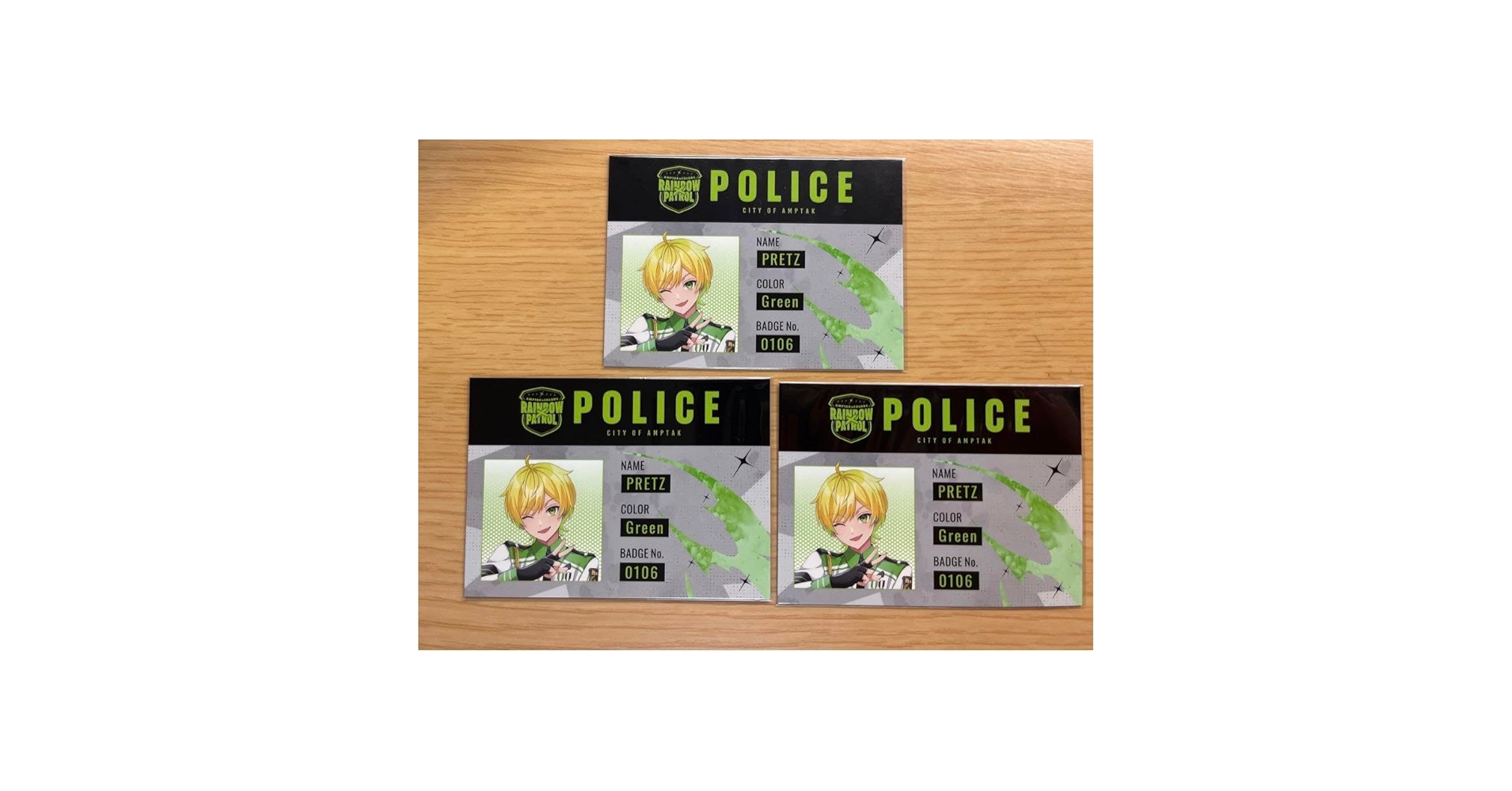 Amazon.co.jp: AMPTAK ぷりっつ 警察ID風カード : おもちゃ