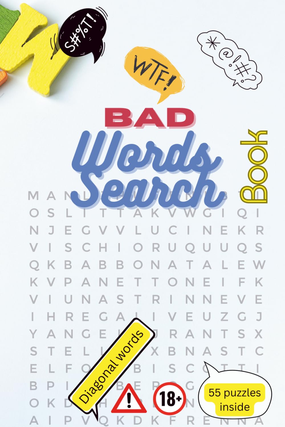 Bad Words Word Search: A Hilariously Rude and Offensive Puzzle Book for Adults Who Love Swearing, Laughing, and Word Hunts (Don Mario Press - Word Search Book's)