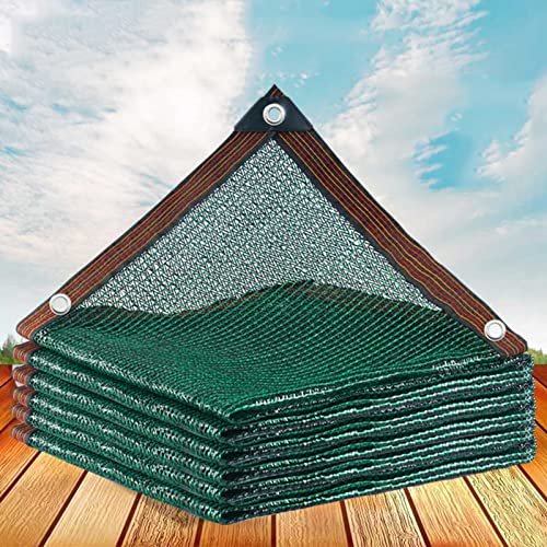 Filet d'ombrage rectangulaire vert 5x9m avec oeillets pour potager - 2