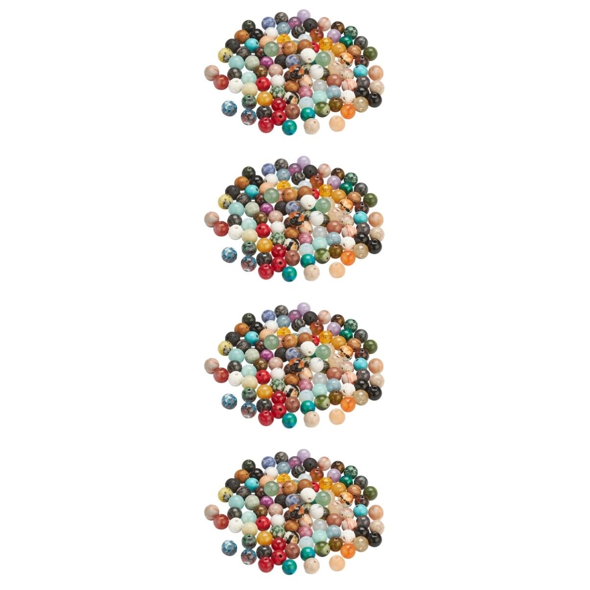 NUOBESTY 200stücke Kristall Spacer Perlen Für Schmuckdesign Bastelperlen Verschiedenen Farben Für Armbänder Und Kreative Projekte Einfach Auffädeln Und Gestalten
