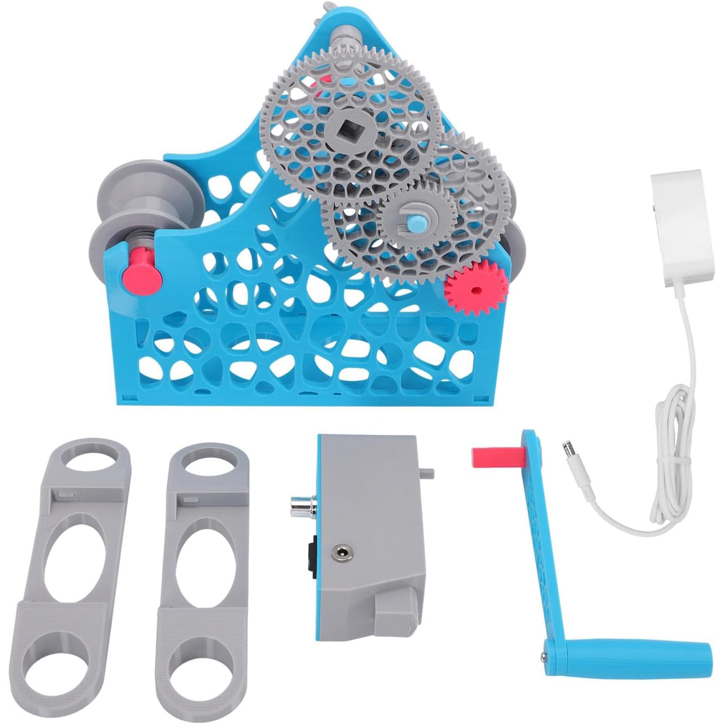 Zwijacz filamentu do drukarki 3D, elektryczny zwijacz szpuli do szpul 1 kg, nawijacz materiałów eksploatacyjnych dla entuzjastów druku 3D, 2 tryby pracy, zwijanie bez plątania, do drutu