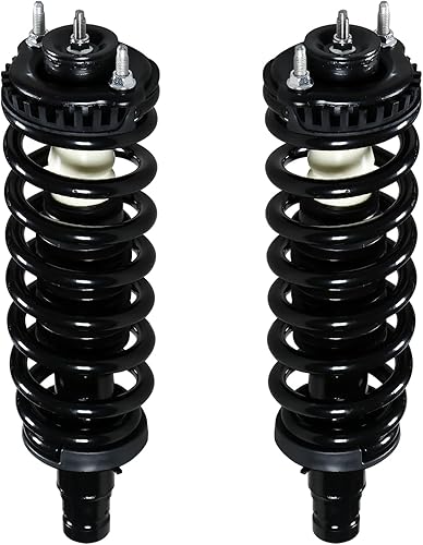 Peforway 171341 Kits de puntales delanteros para Chevy GMC Trailblazer Envoy 04-07 Buick Rainier 03-08 Ascender Complete 2 puntales delanteros con